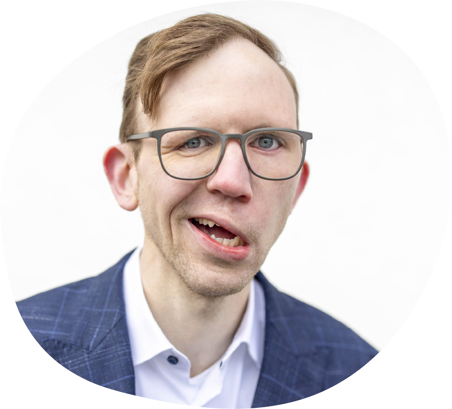 Marcel Friedrich Nahaufnahme auf weißem Hintergrund